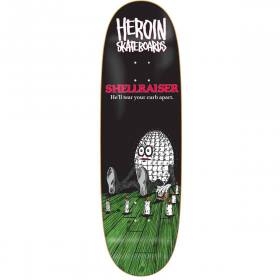 9.4x32 Heroin Shellraiser Egg Shaped Deck - Green Stain