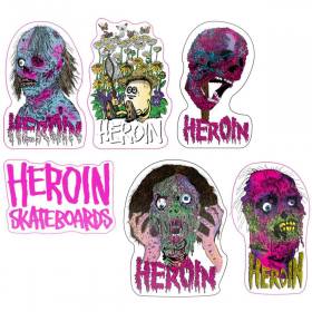 Heroin Summer 2023 6 Sticker Pack