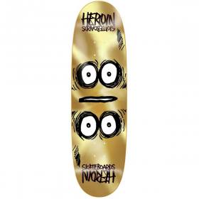 9x31.8 Heroin Symmetrical Egg Shaped Deck - Gold
