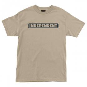 Independent Trucks Bar Logo T-Shirt - Sand