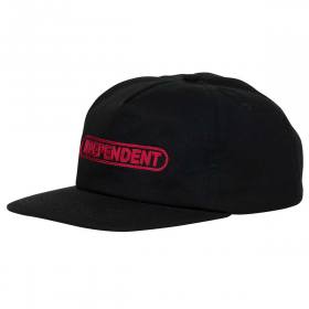 Independent Trucks Baseplate Mid Profile Snapback Hat - Black