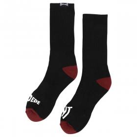 Independent Trucks Span Split Crew Socks - Black/Burgundy