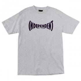 Independent Trucks Span T-Shirt - Heather Grey w/ Navy