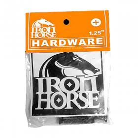 1.25" Phillips Iron Horse Wonders Hardware - Black/Silver