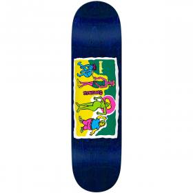 8.5x31.85 Krooked Gonz Family Affair Deck - Blue Stain