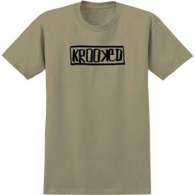 Krooked Box T-Shirt - Sand/Black
