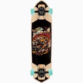 9x34 Landyachtz Blaze PT Longboard Deck - Pre-Gripped