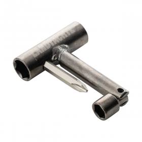 Landyachtz Metal Laser Engraved Skate Tool - Silver