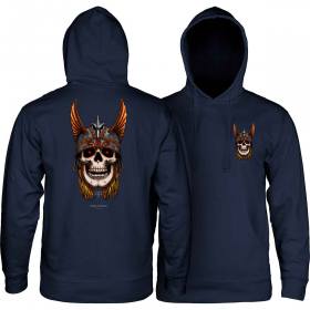 Powell Peralta Andy Anderson Skull Mid-Weight Pullover Hoodie - Navy