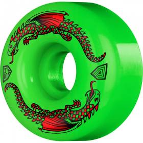 54mm 93a Powell Peralta Dragon Formula Green Dragon V1 Wheels - Green