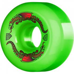 58mm 93a Powell Peralta Dragon Formula Rat Bones II Wheels - Green