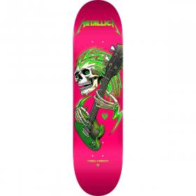 8x31.45 Powell Peralta Metallica Collab Flight 247 Deck - Hot Pink
