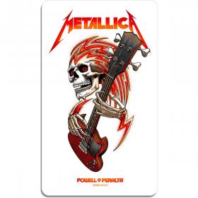 Powell Peralta Metallica Collab Sticker - 3.88" x 6.5"