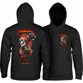 Powell Peralta OG Metallica Collab Pullover Hoodie- Black