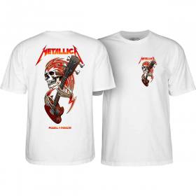 Powell Peralta OG Metallica Collab T-Shirt - White