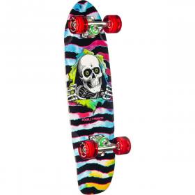 Powell Peralta Sidewalk Surfer Checker Ripper Tie-Dye Cruiser Complete Skateboard - 7.75x28.2