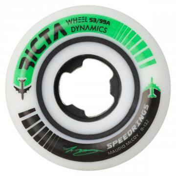 Ricta Asta Speedrings 53mm 95a Clear Orange Skateboard Wheels | Zumiez