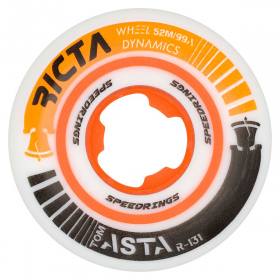 52mm 99a Ricta Tom Asta Speedrings Slim Wheels - White