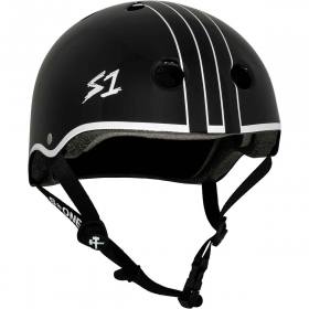 S1 Lifer Helmet - Gavo Gloss Black/White Outline