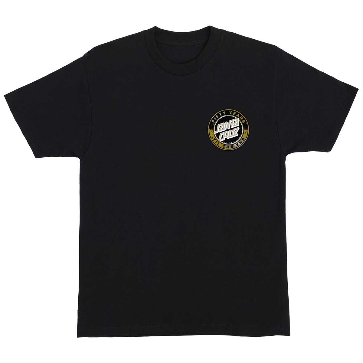 Santa Cruz Skateboards 50th TTE Dot T-Shirt - Pigment Black | SoCal ...