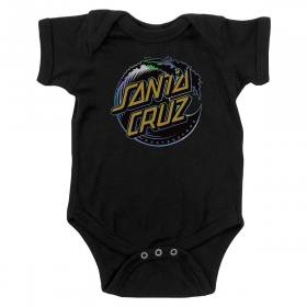Santa Cruz Holo Wave Dot One Piece Infant T-Shirt - Black