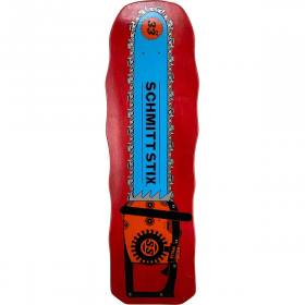 10x33 Schmitt Stix Chainsaw Re-Issue Deck - Red Stain