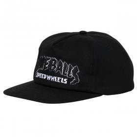Slime Balls SB Strip Mid Profile Snapback Hat - Black