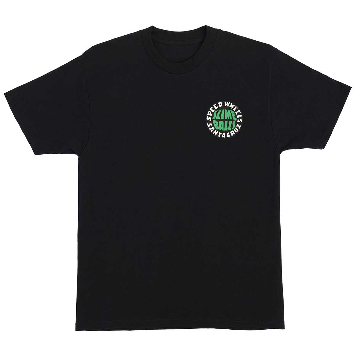 Slime Balls Wheels Slimey T-Shirt - Black | SoCal Skateshop