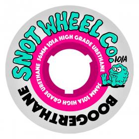 56mm 101a Snot Boogerthane Team Wheels - White/Pink