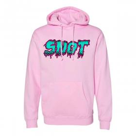 Snot Wheels Co Meltown Pullover Hoodie - Pale Pink