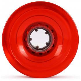70mm 78a SoCal Blank Longboard Wheels - Clear Red