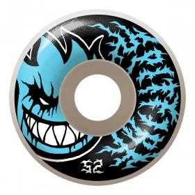52mm 99a Spitfire Bighead Death Mask Wheels - White/Blue