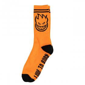 Spitfire Wheels Bighead Crew Socks - Orange/Black