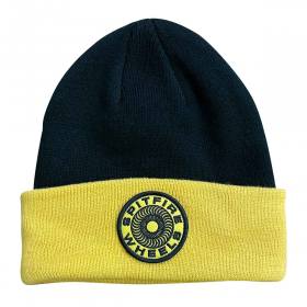 Spitfire Wheels Classic 87 Swirl Patch Cuff Beanie - Black/Gold