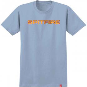 Spitfire Wheels Classic 87 T-Shirt - Light Blue w Gold/Red
