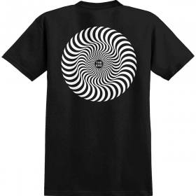 Spitfire Wheels Classic Swirl T-Shirt - Black/White
