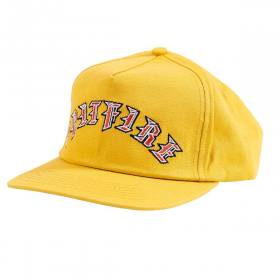 Spitfire Wheels Old E Arch Snapback Hat - Gold