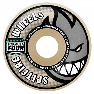 Spitfire Formula Four Radial Full Skateboard Wheels - Natural 58mm