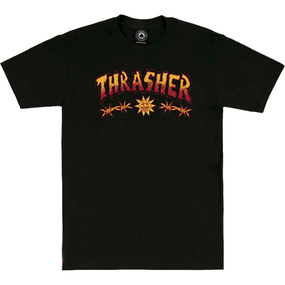 Thrasher Magazine Sketch T-Shirt - Black | SoCal Skateshop