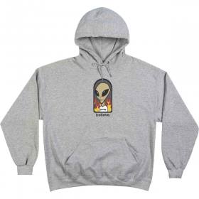 Thrasher X AWS Believe Pullover Hoodie - Heather Grey