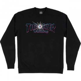 Thrasher X AWS Nova Crewneck Sweatshirt - Black