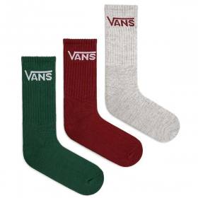 Vans Classic Crew Socks 3-Pack - Eden Size 6.5-9