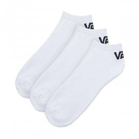Vans Classic Low Socks 3-Pack - White Size 9.5-13