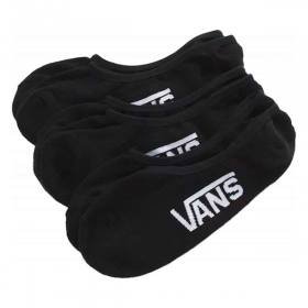 Vans Classic Super No Show Socks 3-Pack - Black Size 6.5-9