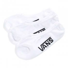 Vans Classic Super No Show Socks 3-Pack - White Size 9.5-13