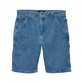 Vans Drill Chore Loose Demin Shorts - Stone Wash