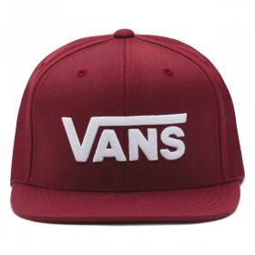 Vans Drop V II Snapback Hat - Port Royale/White