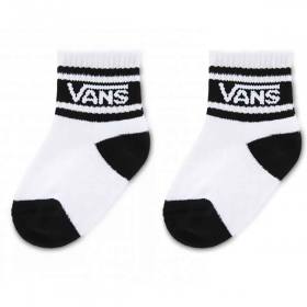 Vans Drop V Toddler Socks - White/Black (12-24 Months)