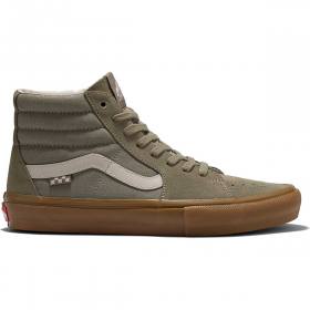 Vans Skate Sk8-Hi Shoes - Khaki/Gum