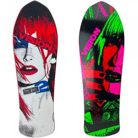10.25x30.5 Vision Aggressor Double Take Re-Issue Deck - Red